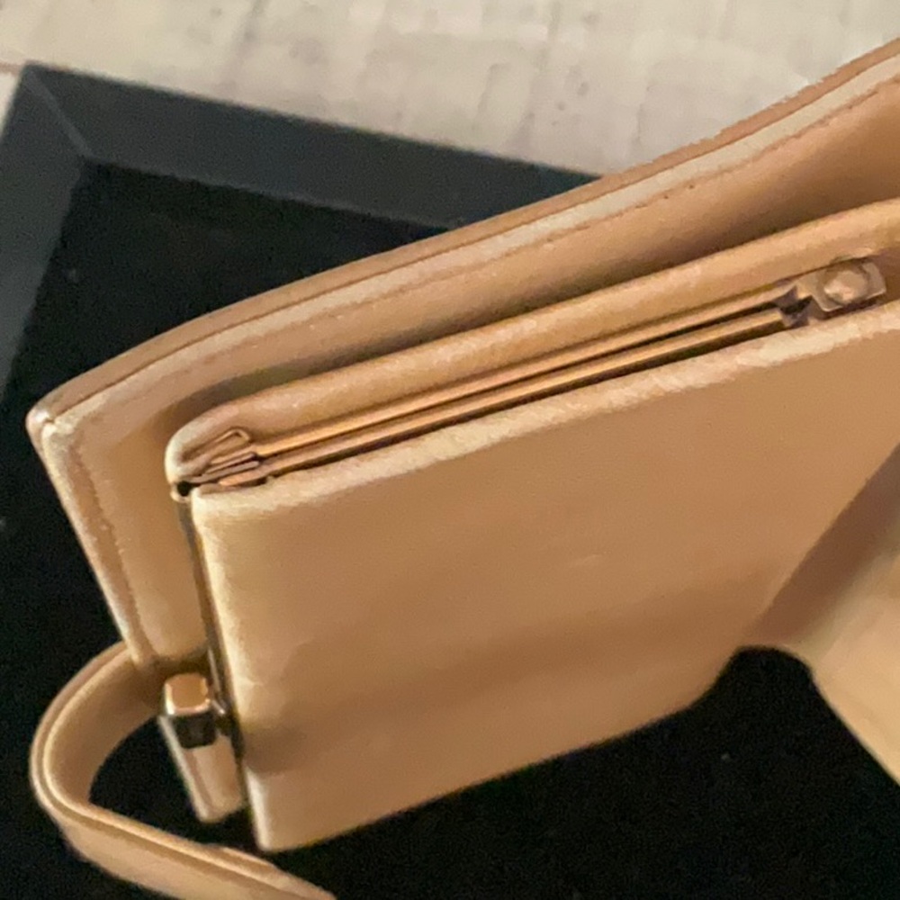 Chanel Beige Leather Wallet - Picture 14 of 16